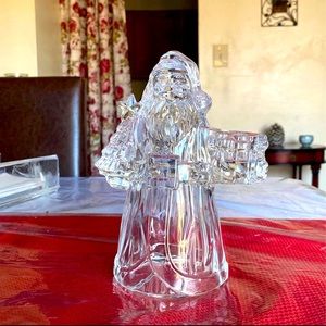Crystal Santa clause figure